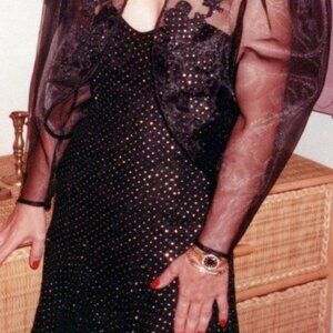BLACK FORMAL DRESS SIZE M